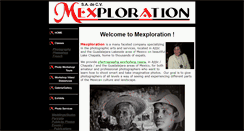 Desktop Screenshot of mexploration.net