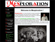 Tablet Screenshot of mexploration.net